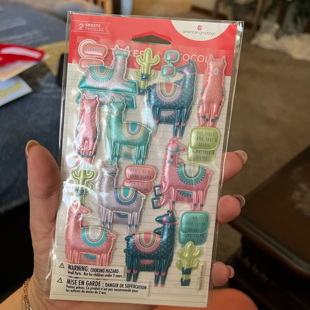 Llama stickers